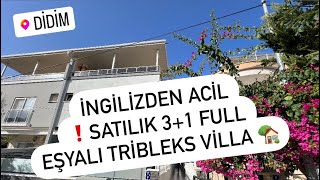 ŞOK❗️ ŞOK❗️ ŞOK‼️BU FİYATA BÖYLESİ YOK‼️İNGİLİZ MÜŞTERİMİZDEN SATILIK 31 EŞYALI TRİBLEKS VİLLA 🏡 [upl. by Isaak279]