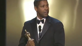 Denzel Washington Wins Best Actor  74th Oscars 2002 [upl. by Nassir]