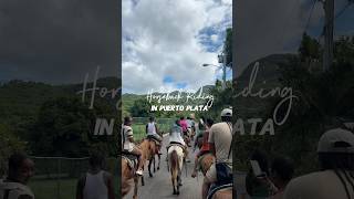 Horseback Riding in Puerto Plata domicanrepublic travelvlog shorts [upl. by Alliuqat460]