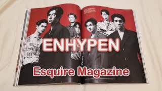 Unboxing ENHYPEN Esquire Magazine [upl. by Lorelle]