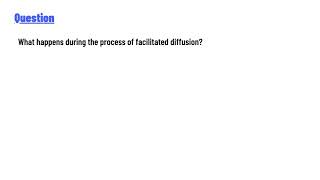 What happens during the process of facilitated diffusion [upl. by Moguel]