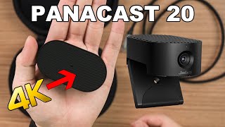 Tiny featureful magnificent Jabra PanaCast 20 camera  mic test [upl. by Ahsei542]