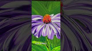 😍🎨💜 A purple ConeFlower This one was so fun painting myart lilkartistry flowers [upl. by Penney154]