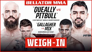 Weigh Ins  Bellator 270 Queally vs Pitbull 2 [upl. by Ahsilahs686]