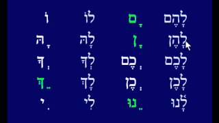 1402 Pronominal Suffixes on Masculine Singular Nouns [upl. by Galloway959]