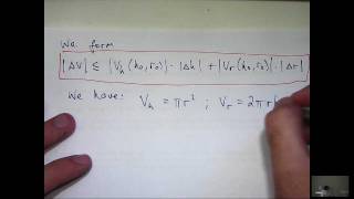 Partial derivatives  error estimation [upl. by Lemmor821]