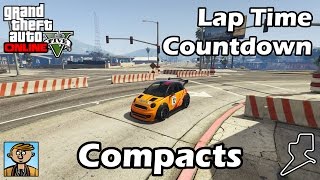 Fastest Compacts 2017  GTA 5 Best Fully Upgraded Cars Lap Time Countdown [upl. by Savdeep105]