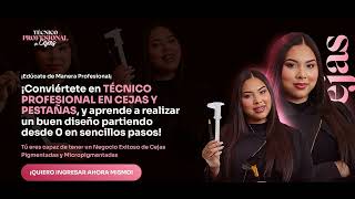 Curso Técnico Profesional en Cejas Micropigmentadas  Técnico Profesional en Cejas Micropigmentadas [upl. by Kcirdled]