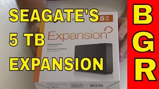 Seagate Expansion 5TB Desktop External Hard Drive USB 30 STEB5000100 Big Guy Review [upl. by Atirahs888]