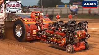 Pro Pulling League 2023 Super Modified Tractors presented by Mitas pulling at the Americas Pull [upl. by Barbaraanne]