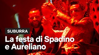 Spadino balla Splendido Splendente alla festa con Aureliano in Suburra  Netflix Italia [upl. by Dur]