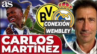 CARLOS MARTÍNEZ entrevista REAL MADRID VINICIUS JR Final CHAMPIONS Kroos DORTMUND [upl. by Hukill]