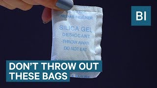 6 Uses For Those Silica Gel Bags That Come With Everything You Buy [upl. by Royo]