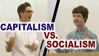 CAPITALISM VS SOCIALISM  Debate [upl. by Ahseuqram]