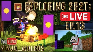 Exploring 2b2t LIVE ep 13  History of the Valley of Wardens 2015 skybase amp Kip the doggo [upl. by Sara]