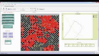 AgentBased SIR Model in NetLogo [upl. by Cathrin]