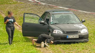 Nürburgring DANGEROUS Moment 😱 BAD Driving Fails amp Spins 11 06 2022 Touristenfahrten Nordschleife [upl. by Aurilia]