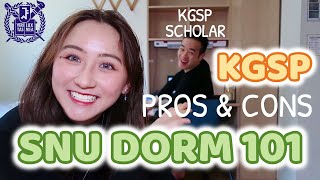 Pros amp Cons of Seoul National University Dorm with KGSP scholar 2021  GKS Scholarship [upl. by Grimbal]