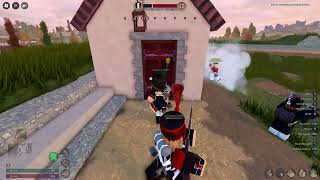 Roblox barraux battle outside fortim severely stupid [upl. by Manly]