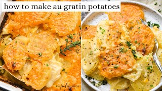 The BEST Au Gratin Potatoes Recipe [upl. by Alvan]