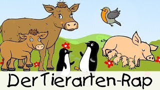 💡 Der TierartenRap  Kinderlieder zum Lernen [upl. by Recnal]