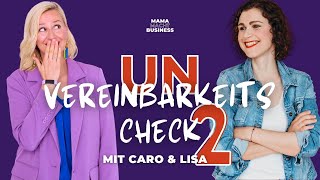 Der UnvereinbarkeitsCheck II Lisa amp Caro im Oktober [upl. by Tabbatha]