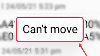 How To Fix Cant move item File Manager Problem Solve in Android [upl. by Whatley]