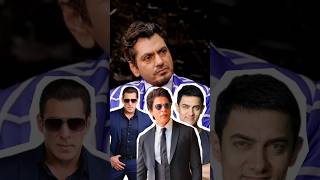 Nawazuddin Siddiqui guess best actor for Shahrukh Khan 😀🔥🫶 srk salmankhan amirkhan [upl. by Yraeg]