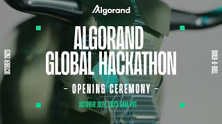 Algorand quotBuildABullquot Hackathon Opening Ceremony [upl. by Brendin]