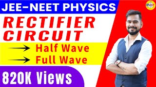 5Rectifier circuit  half wave and full wave rectifier  modern physics [upl. by Llewon863]