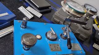 Pressure Gauge Calibration using Dead Weight Tester [upl. by Obaza]