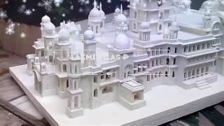 Laxmi vilas palace Vadodara thermocol art and design [upl. by Anahgem]