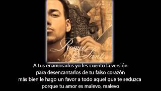 Romeo Santos  Malevo lyric  letra [upl. by Ecurb556]