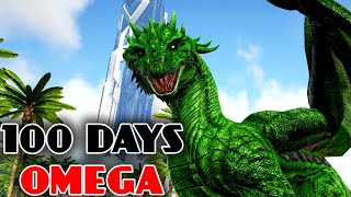 I Spent 100 Days in ARK OMEGA [upl. by Attekal]