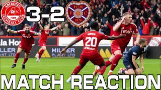 THE DONS CANT STOP WINNING ABERDEEN 32 HEARTS [upl. by Nonnelg488]