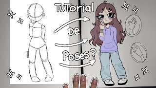 Tutorial de como dibujo las posestutorial of poses for your drawings ✨ PT1 [upl. by Eisenhart]