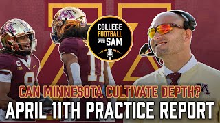 Takeaways From Minnesotas Open Spring Practice  Minnesota Football 2024 [upl. by Ycnuahc]