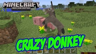 Crazy Donkey  Minecraft Xbox One Edition Gameplay Walkthrough [upl. by Acira925]