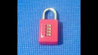 Picking 68 4wheel combo lock picked quickly by ear decoded [upl. by Kurtis]