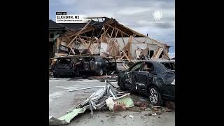 Homes Destroyed in Elkhorn Nebraska [upl. by Garbe]