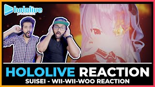 HOLOLIVE  SUISEI 灼熱にて純情 WIIWIIWOO NEW ORIGINAL SONG REACTION  海外の反応 [upl. by Nesline417]