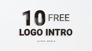 10 free Amazing logo intro After Effect Template [upl. by Mad]