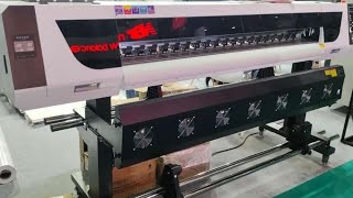 quotDouble Headquot  i3200 ECO Solvent Printer🙏  quotLucknowquot Uttarpradesh 8178099902 9810940195 🙏😊 [upl. by Elvah]