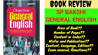 General English by SP Bakshi book review English Grammar by SP Bakshi Best English grammar book [upl. by Allare108]