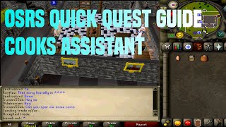 Osrs Cooks Assistant Quick Quest Guide 015 [upl. by Bobine]