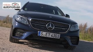 Mercedes AMG E43 4matic 2017  NoticiasAutomotivascombr [upl. by Leraj]