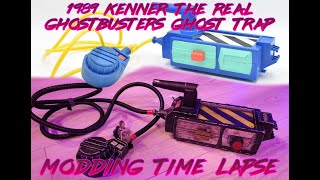 1989 Kenner Real Ghostbusters Ghost Trap Modding Time Lapse [upl. by Rici]