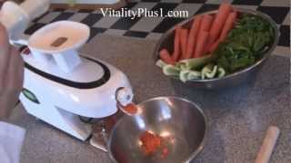 Green Star 5000 Elite Juice Extractor Demo [upl. by Carder]