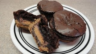 Brownie Reeses Cookie Cups [upl. by Leorsiy]