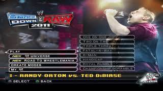 WWE Smackdown vs Raw 2011 Menu Music [upl. by Judith]